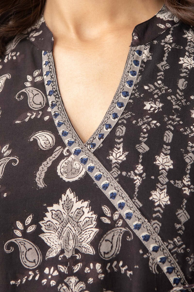 Bagru Hand Block Printed Cotton Kurta