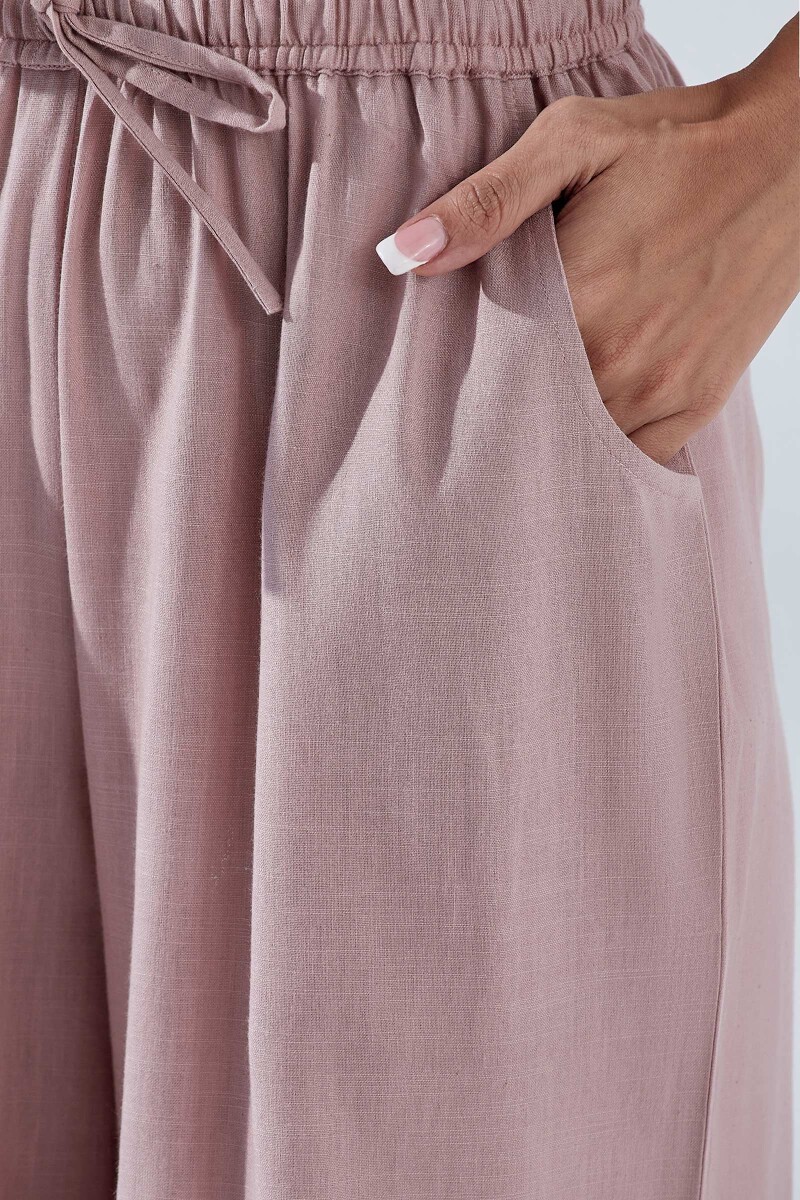 Pink Handcrafted Rayon Slub Farsi