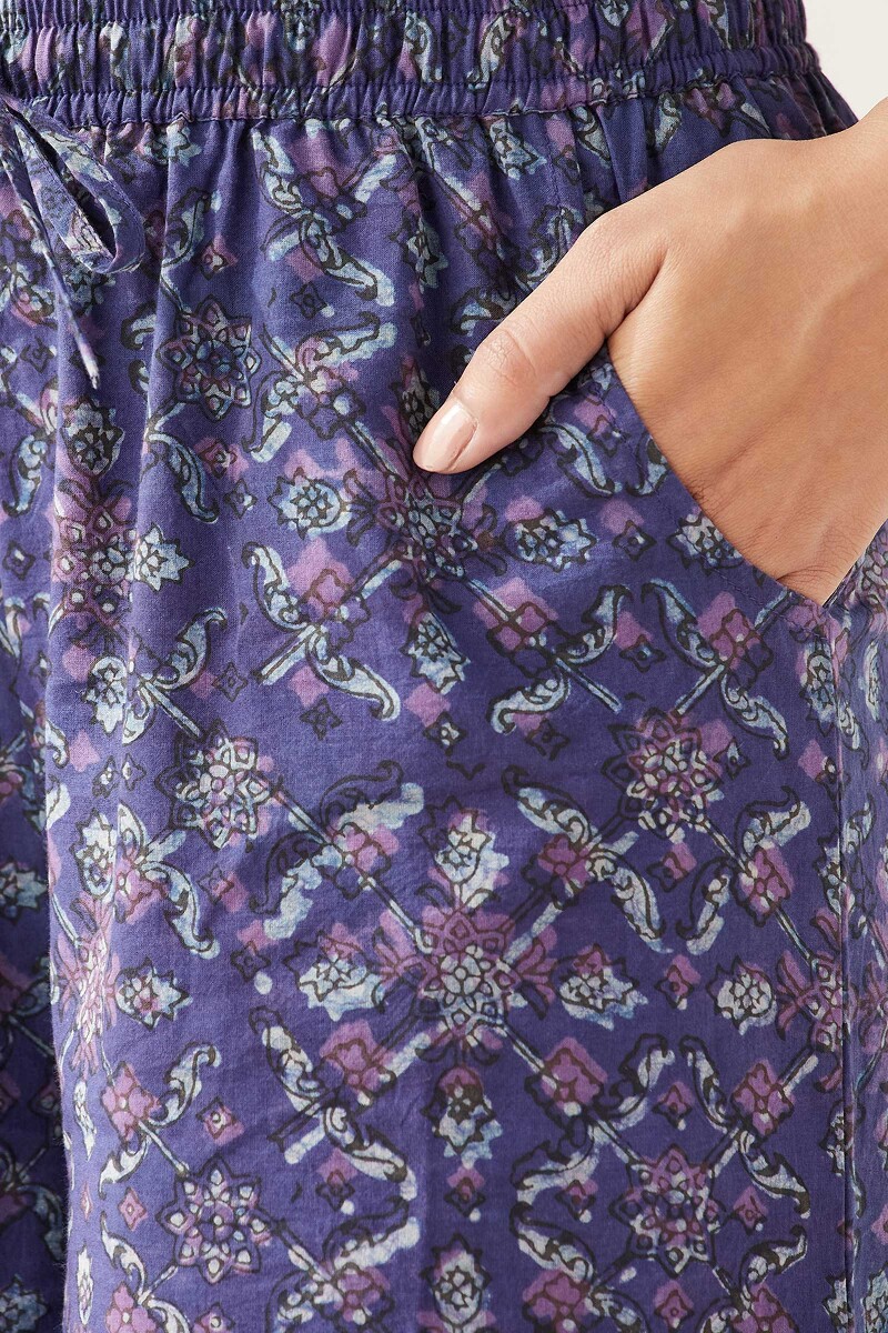 Akola Hand Block Printed Cotton Palazzos