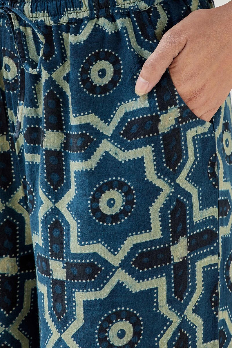 Ajrak Hand Block Printed Cotton Farsi