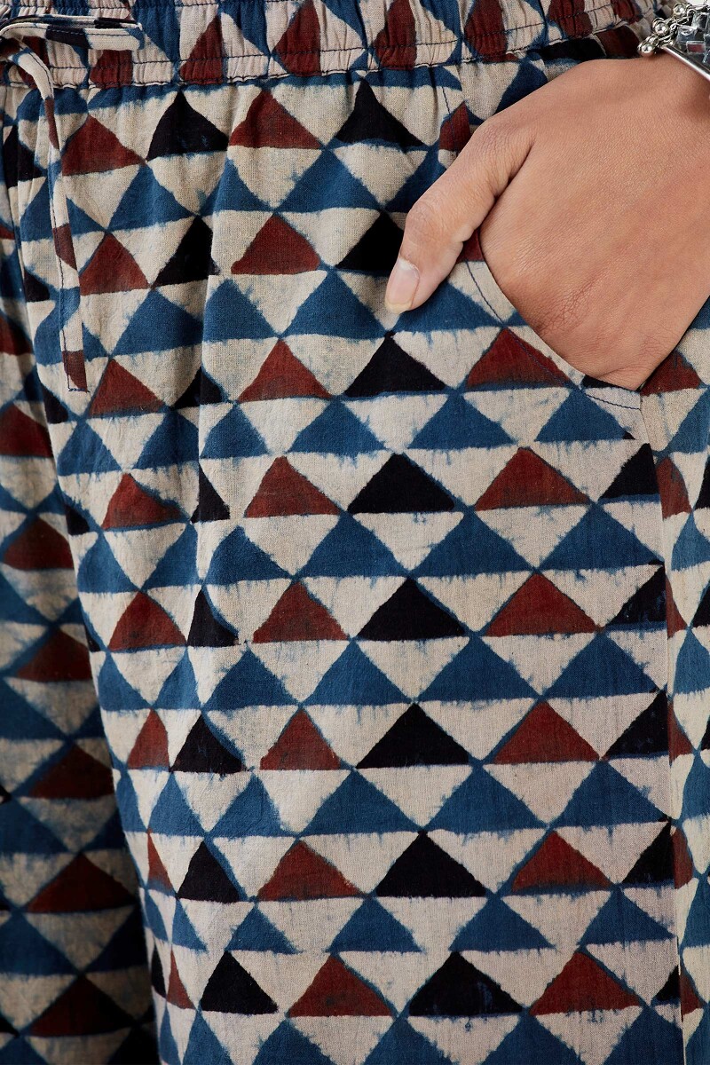 Ajrak Hand Block Printed Cotton Farsi