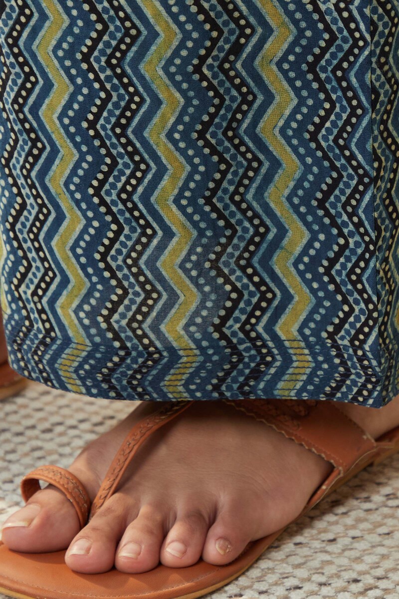 Ajrak Hand Block-Printed Cotton Farsi