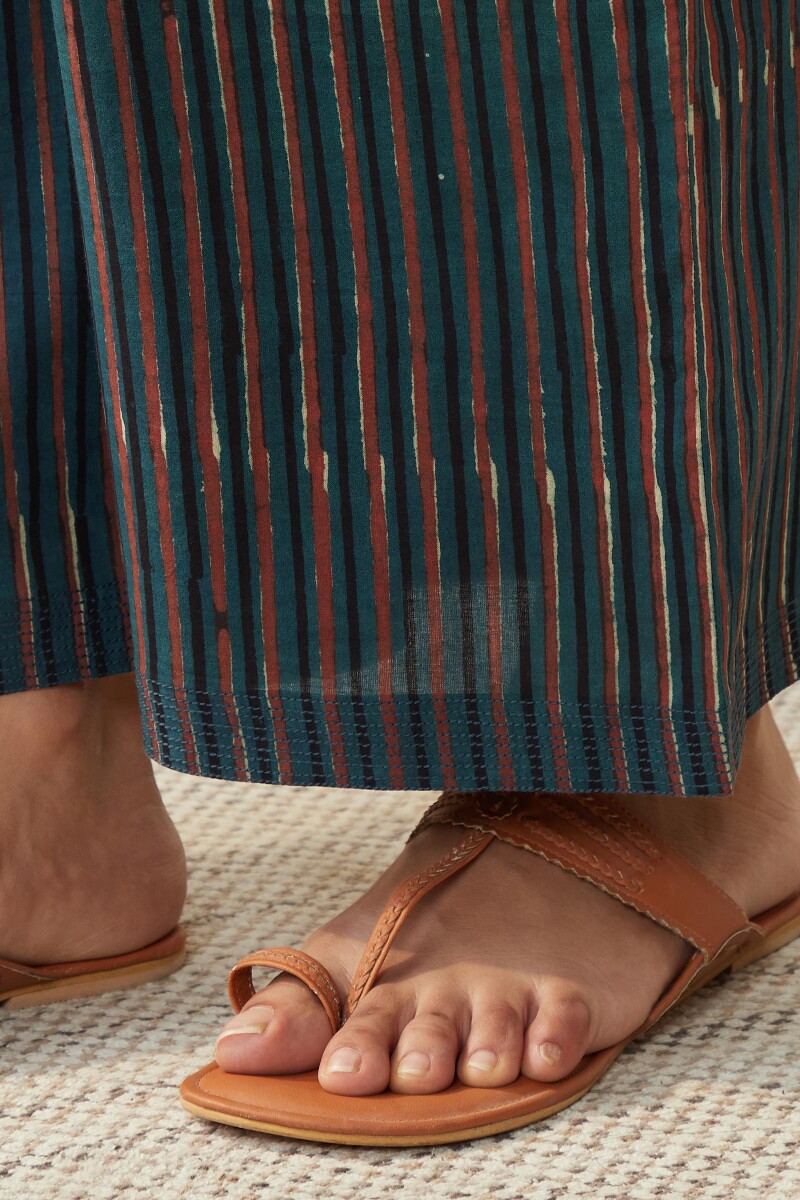 Bagru Hand Block-Printed Cotton Farsi
