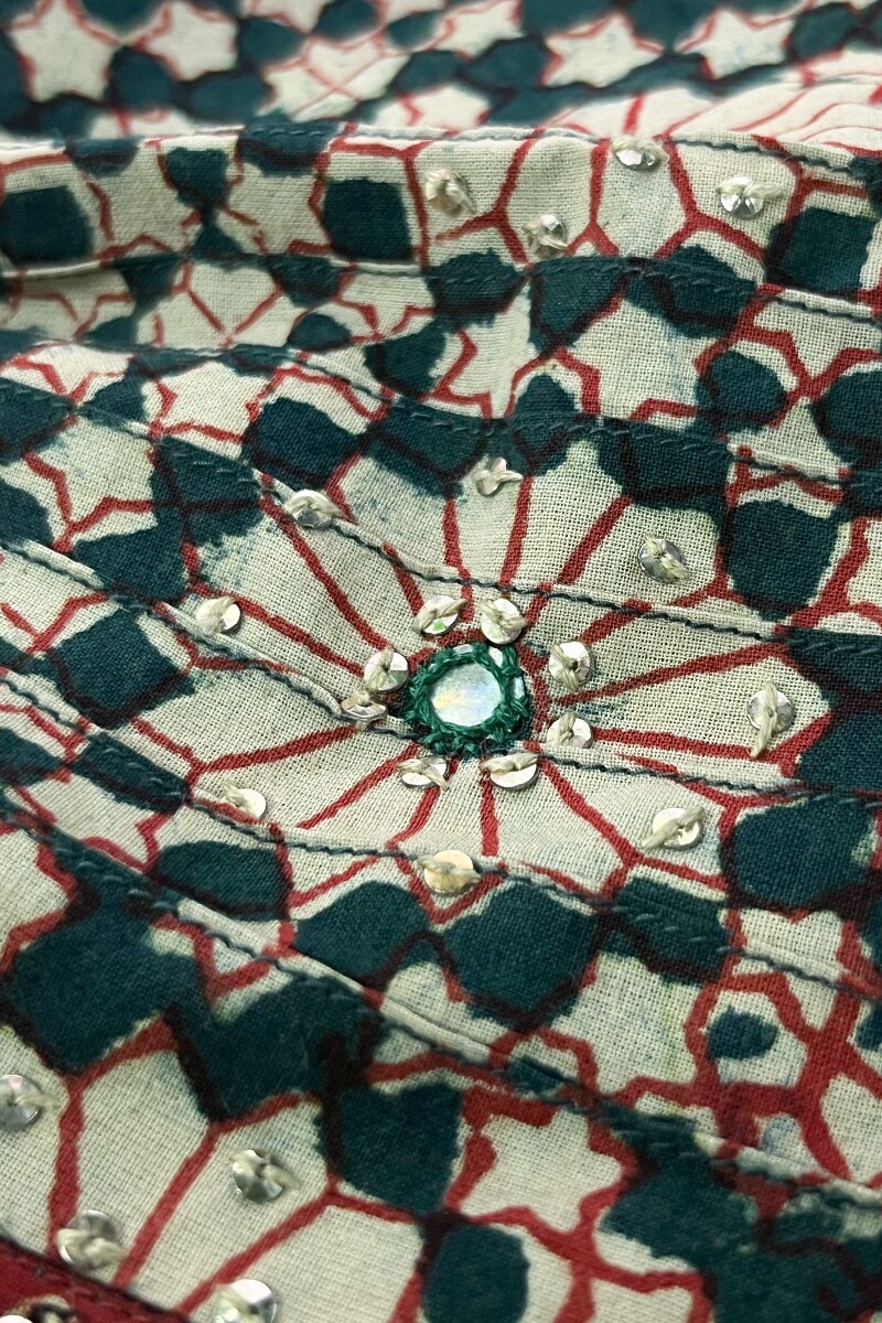 Bagru Hand Block-Printed Straight Cotton Kurta