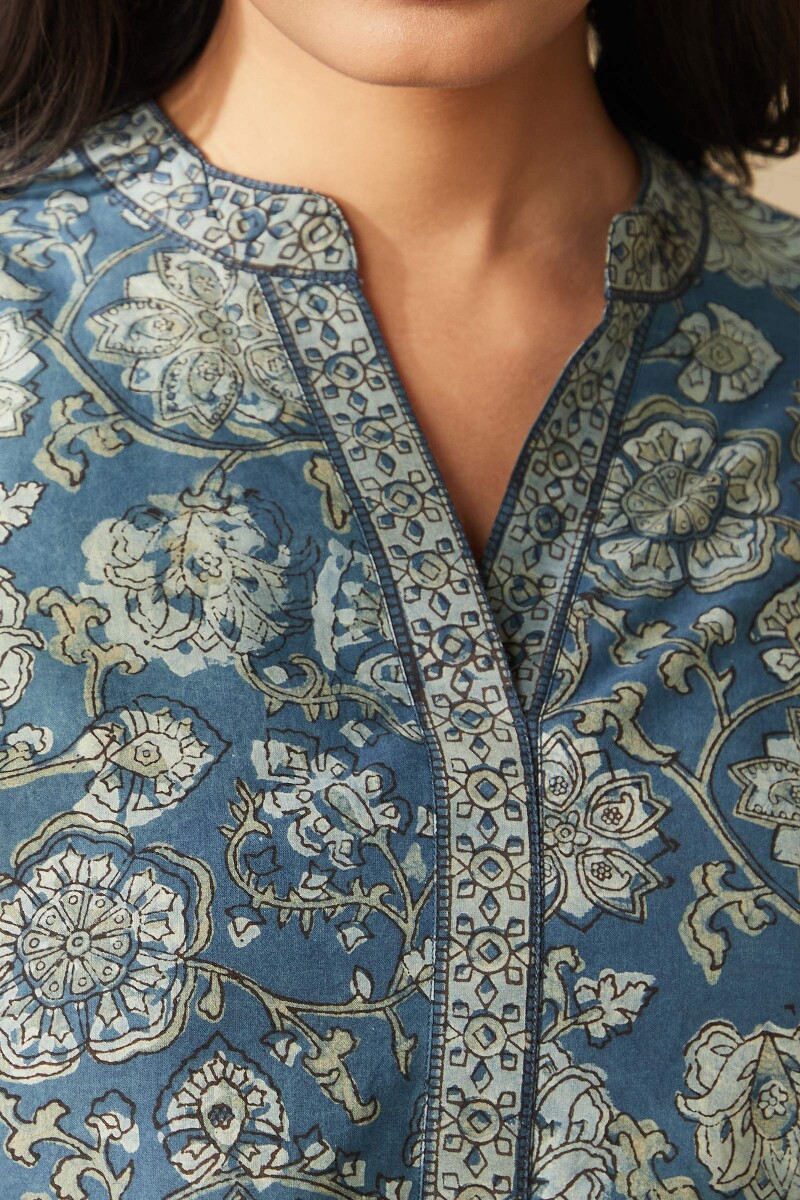 Akola Hand Block-Printed Cotton Loungewear Set