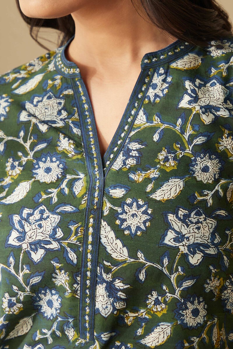 Bagru Hand Block-Printed Cotton Loungewear Set