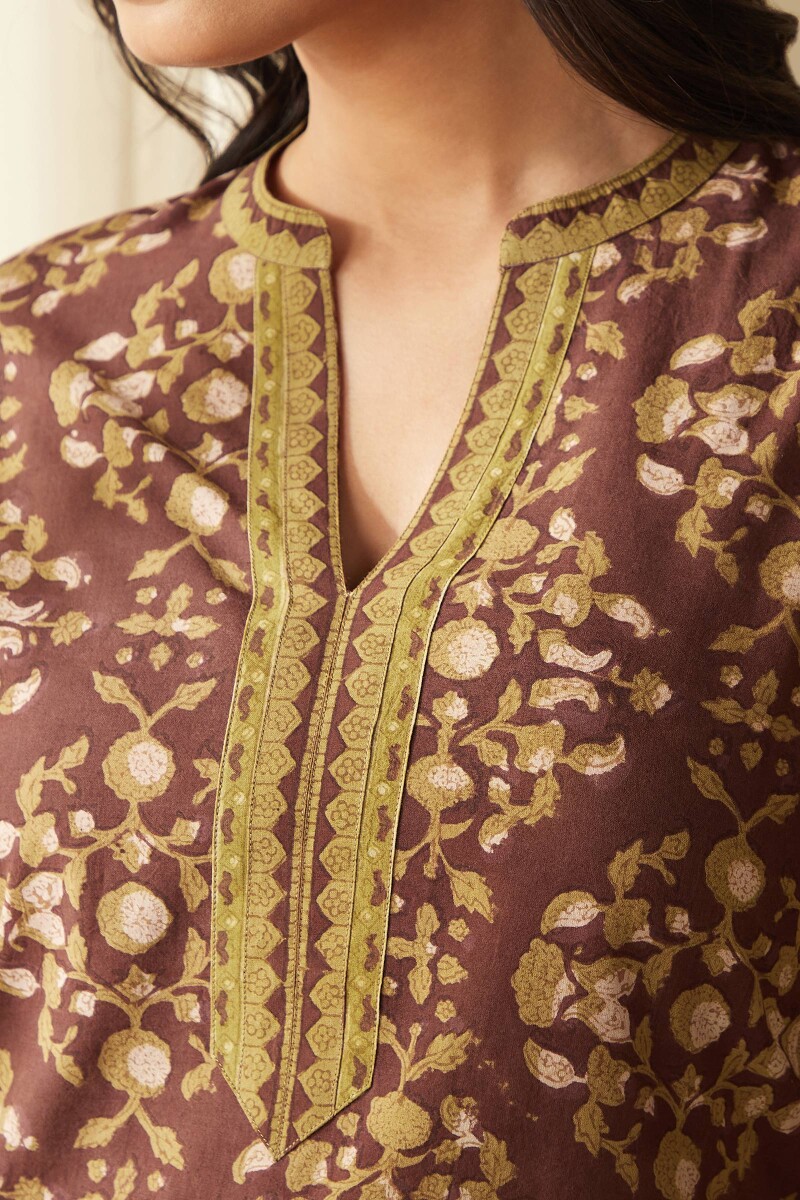 Bagru Hand Block-Printed Cotton Loungewear Set