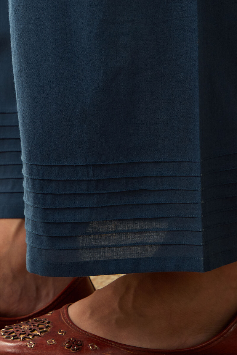 Blue Handcrafted Cotton Farsi