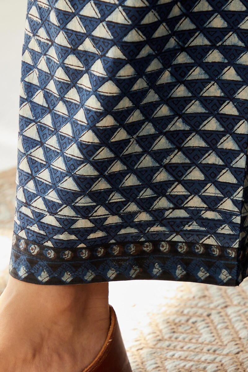 Bagru Hand Block-Printed Cotton Farsi