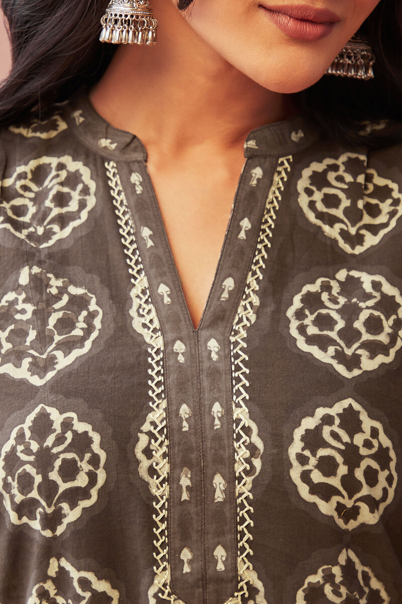 Akola Hand Block-Printed Cotton Top