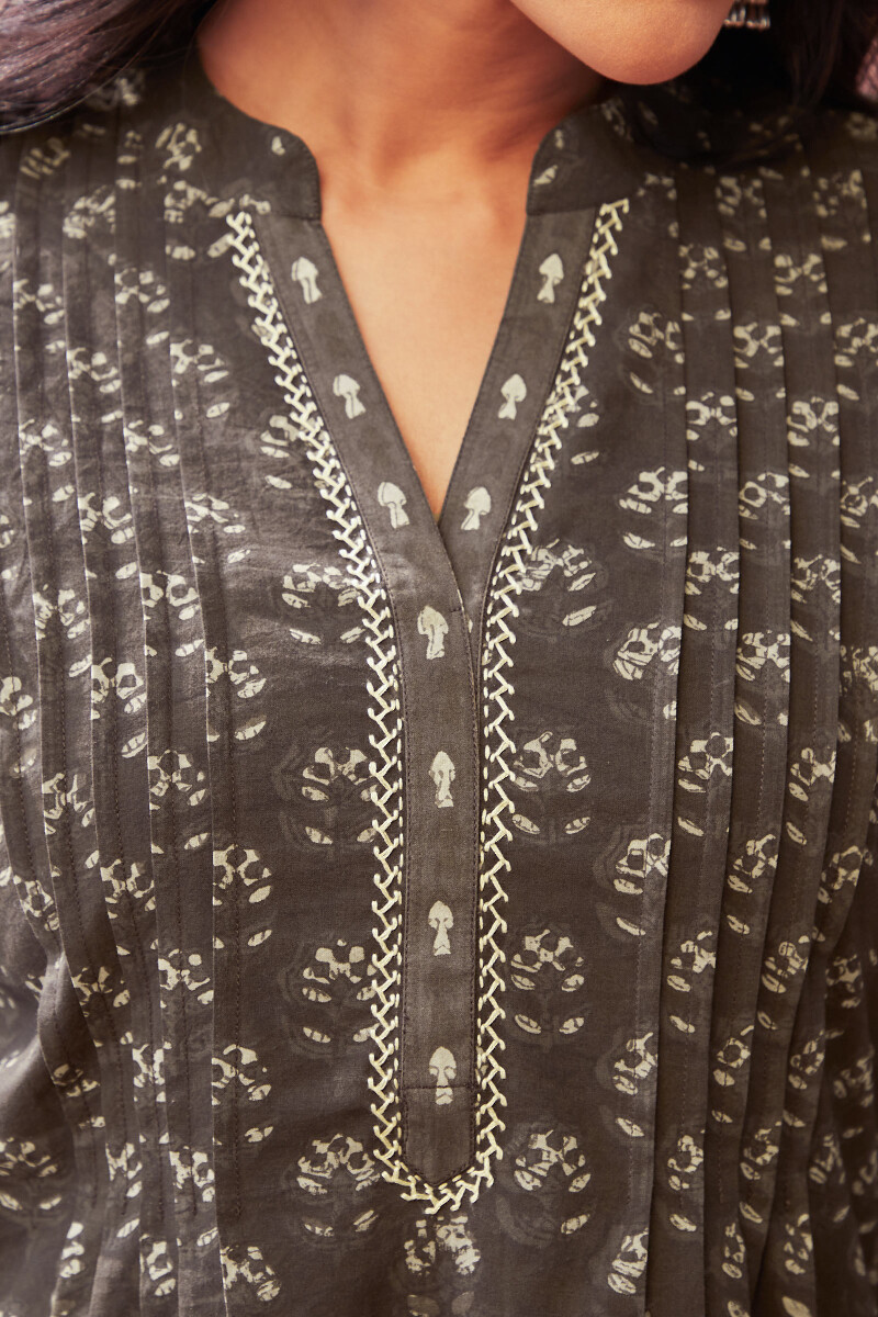 Akola Hand Block-Printed Cotton Top
