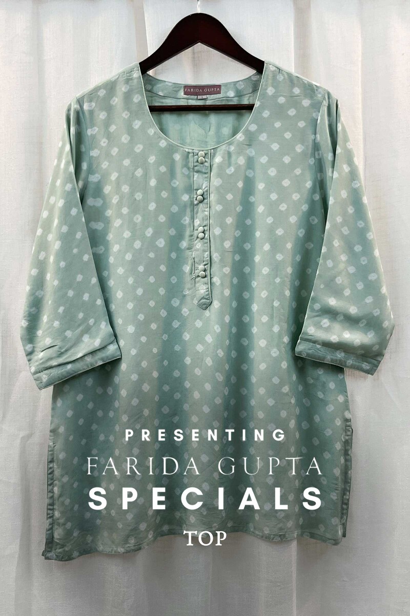 FG Specials: 1 of 1- Green Bandhani Top