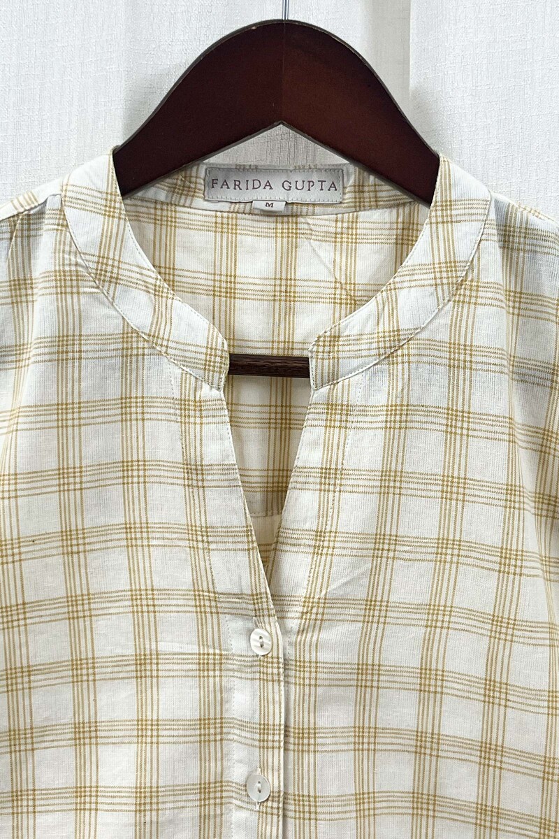 White Handcrafted Handloom Cotton Top