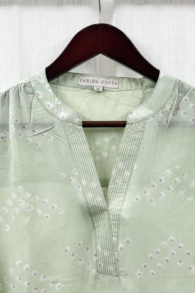 Bandhani Handcrafted Modal Top