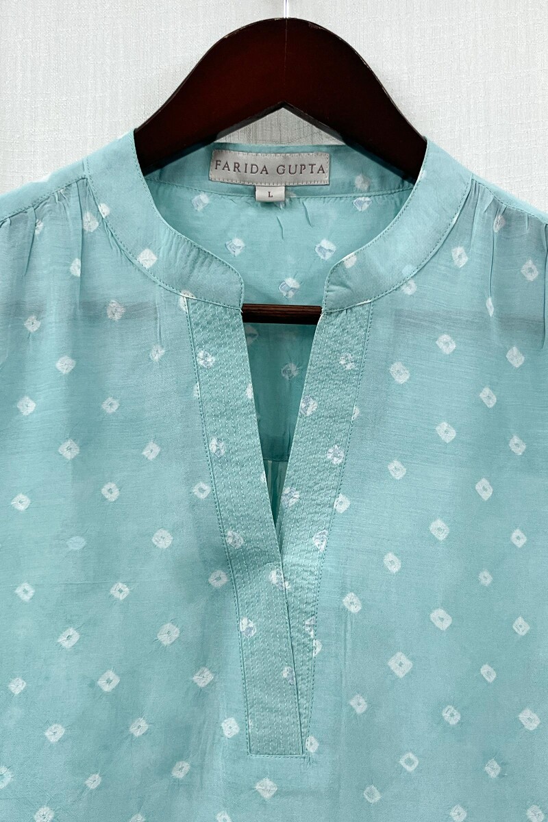 Bandhani Handcrafted Modal Top