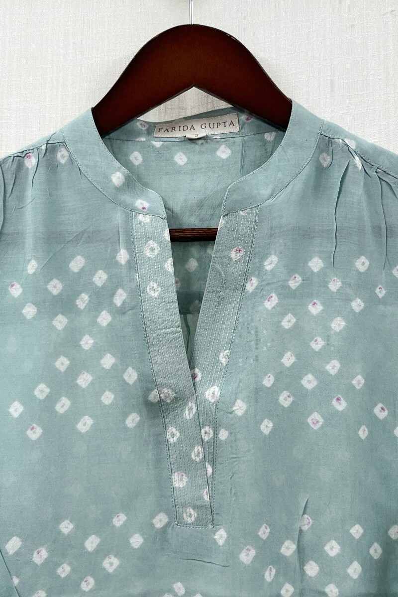Bandhani Handcrafted Modal Top