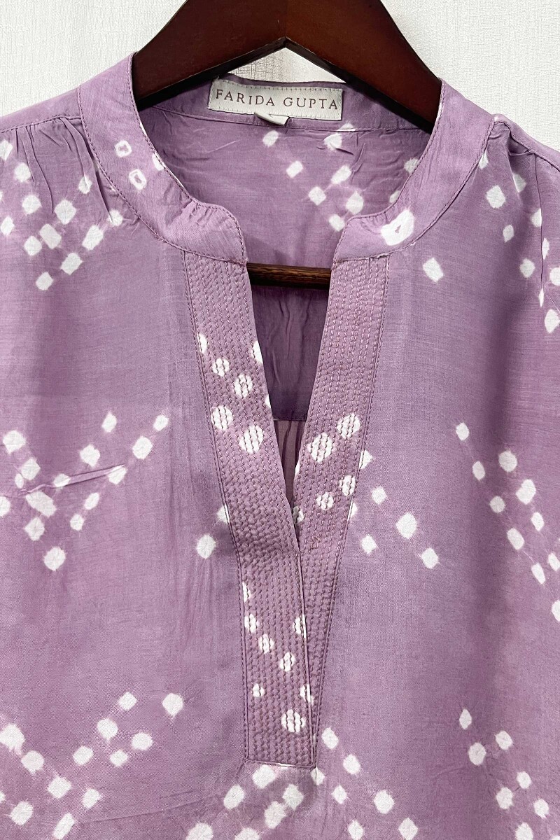 Bandhani Handcrafted Modal Top
