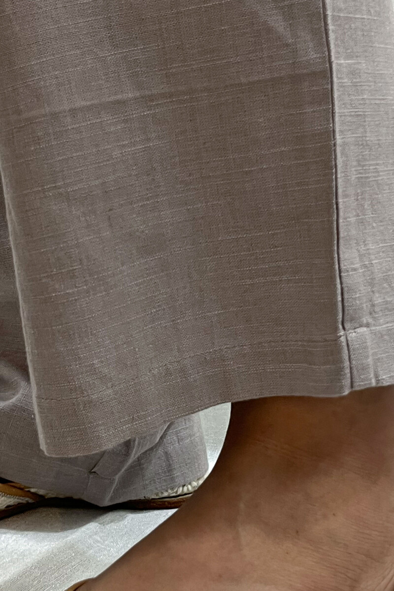 Grey Handcrafted Handloom Cotton Pants