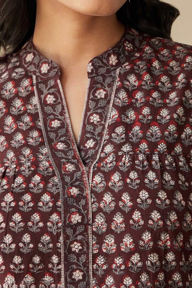 Bagru Hand Block-Printed Top