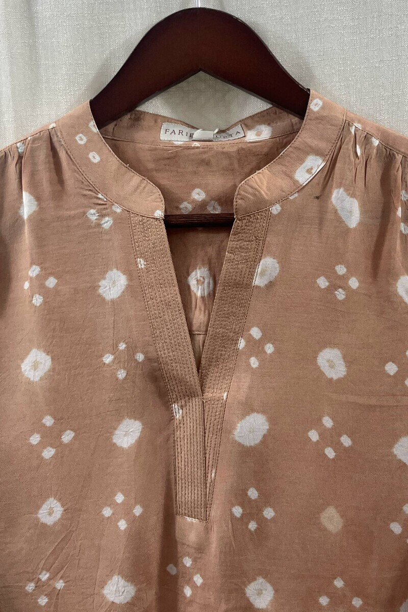 Bandhani Handcrafted Modal Top