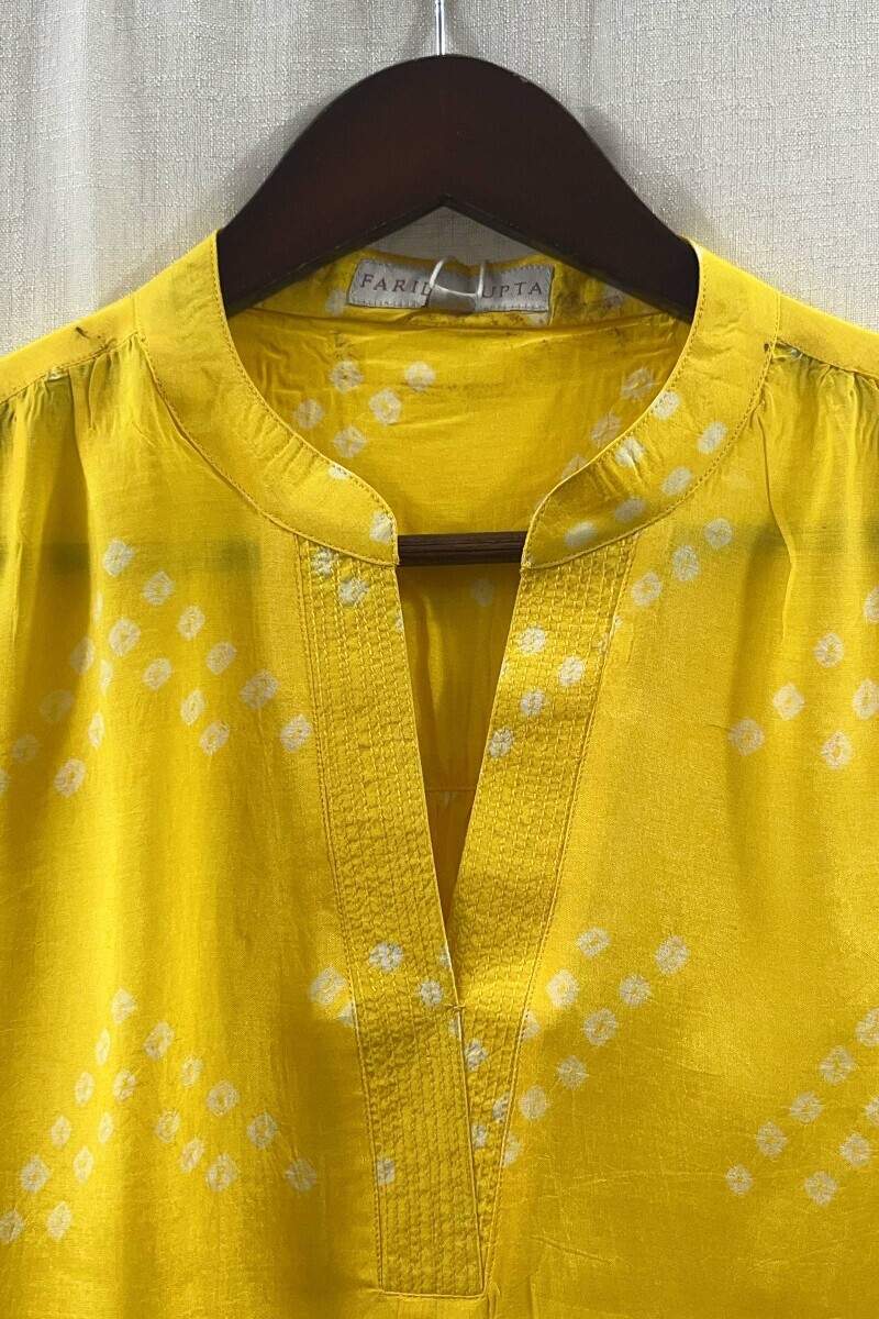 Bandhani Handcrafted Modal Top