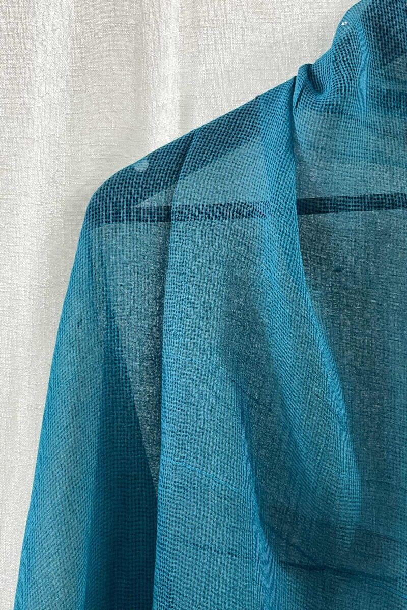 Blue Handcrafted Kota Dupatta