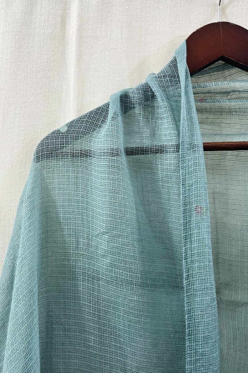 Blue Handcrafted Kota Dupatta