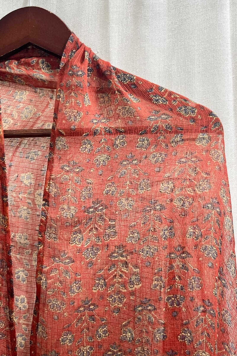 Bagru Hand Block-Printed Kota Dupatta