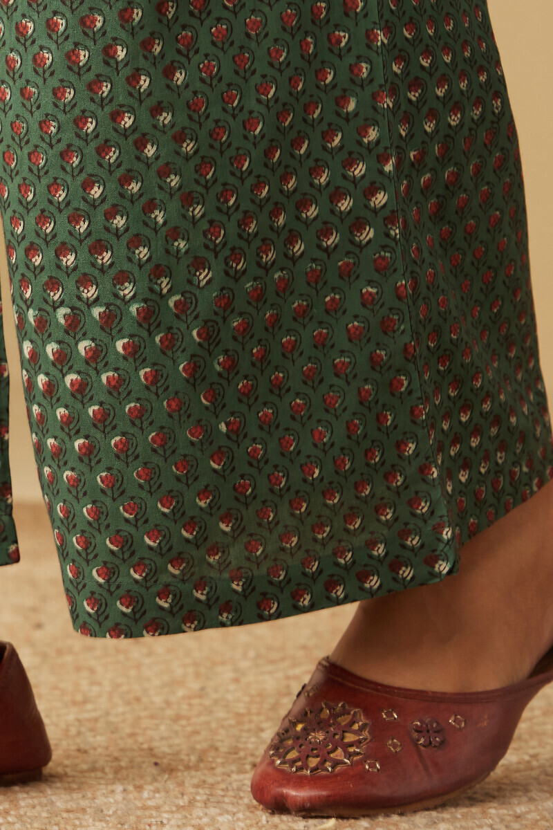Bagru Hand Block-Printed Cotton Farsi