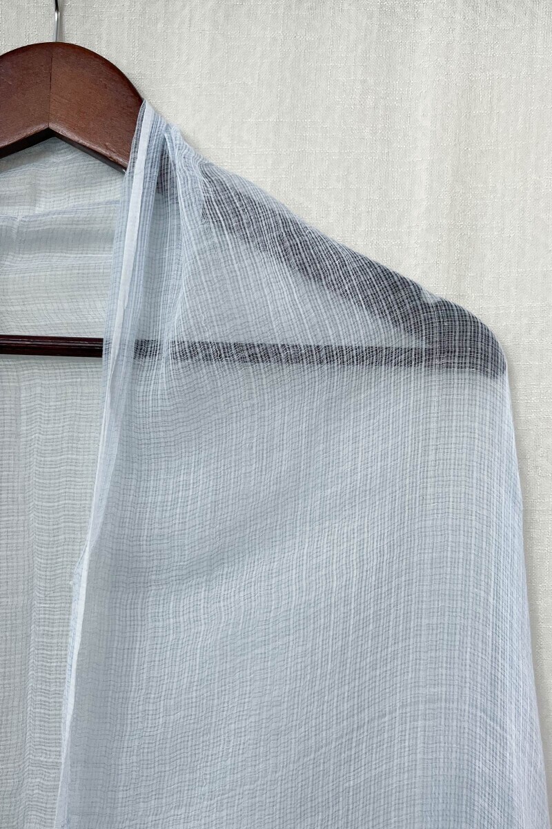 Light Blue Handcrafted Kota Dupatta