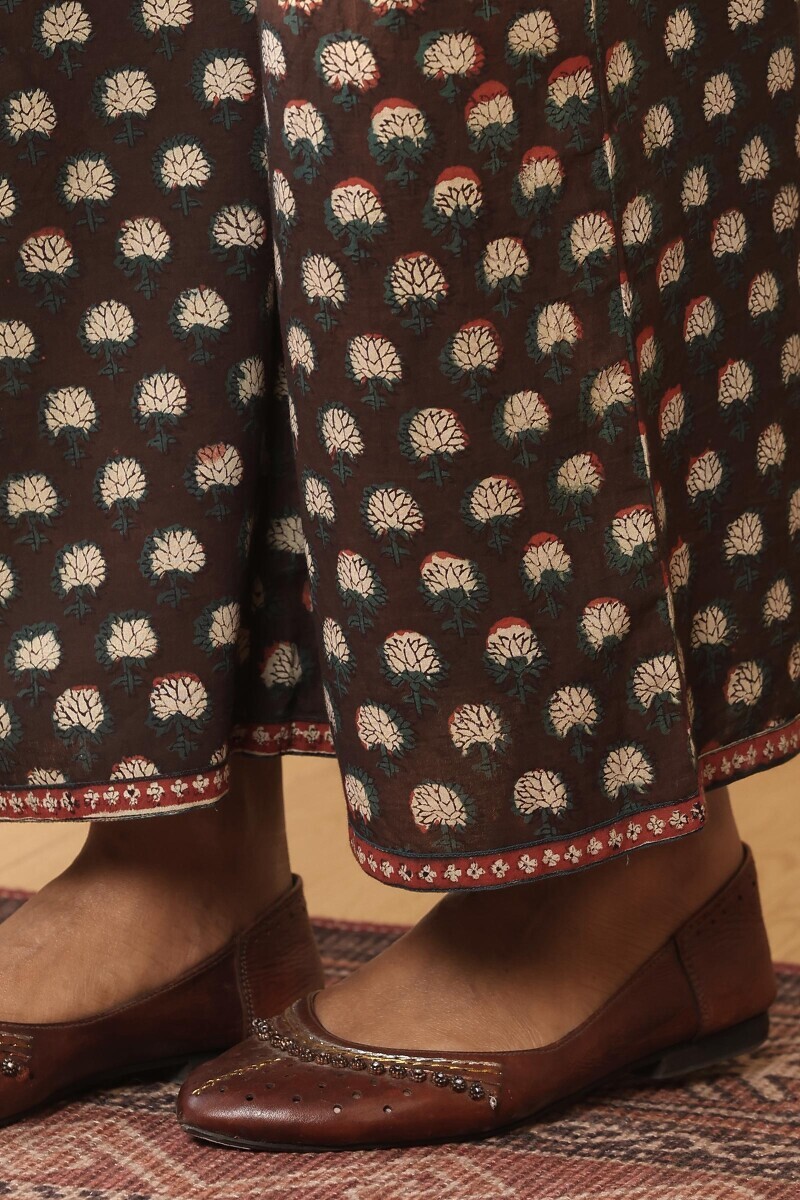 Bagru Hand Block-Printed Cotton Farsi