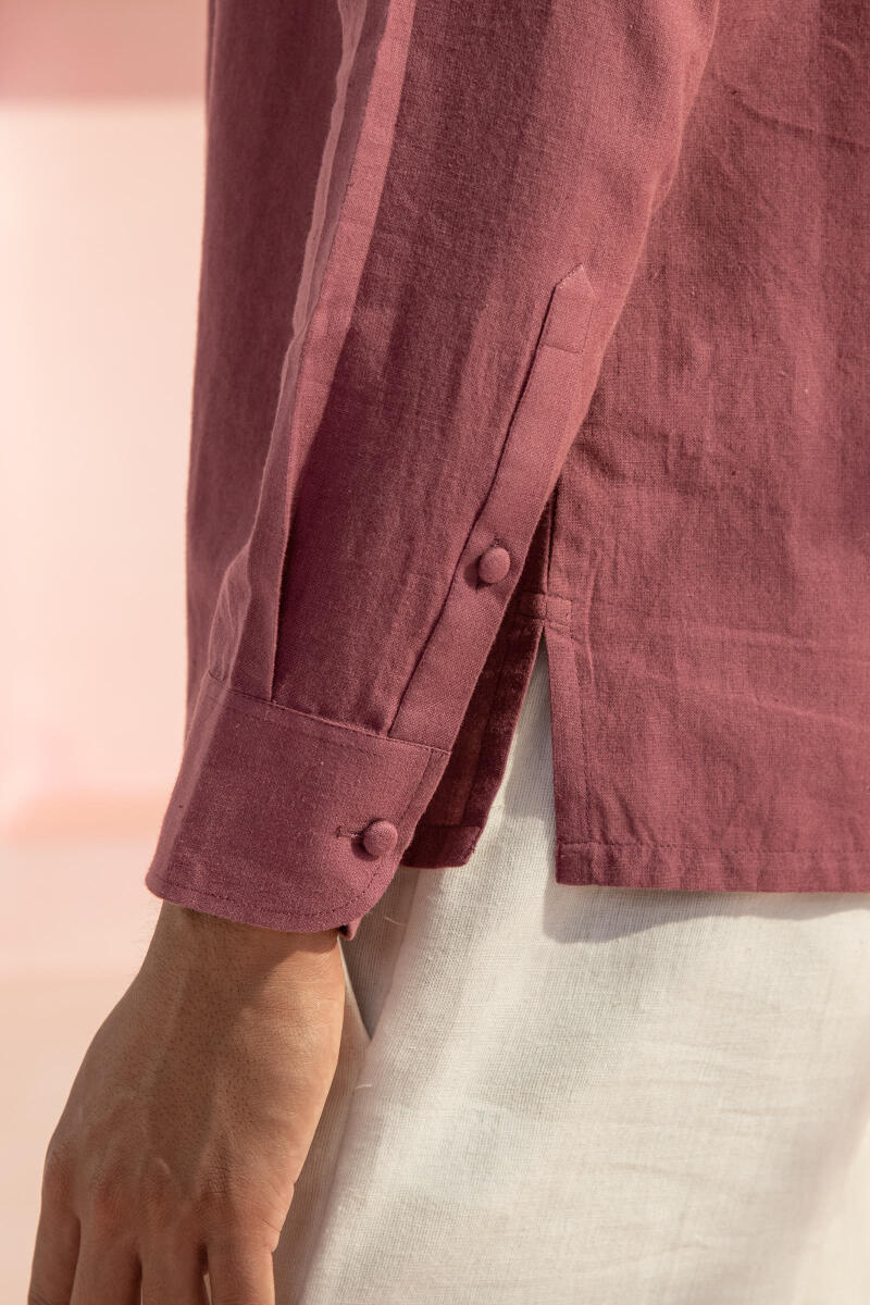 Plum Handcrafted Cotton Shirt