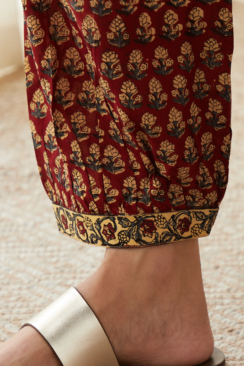 Bagru Hand Block-Printed Viscose Izhaar Pants