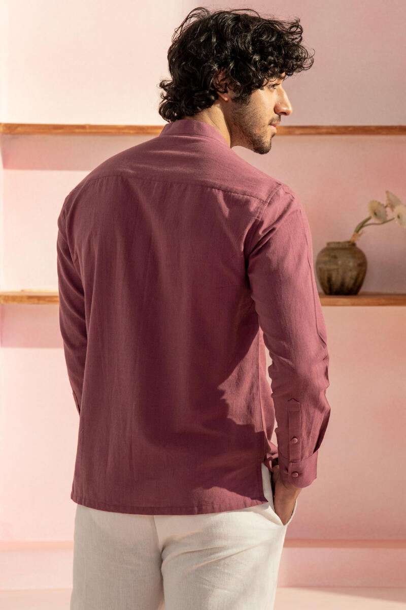 Plum Handcrafted Cotton Shirt