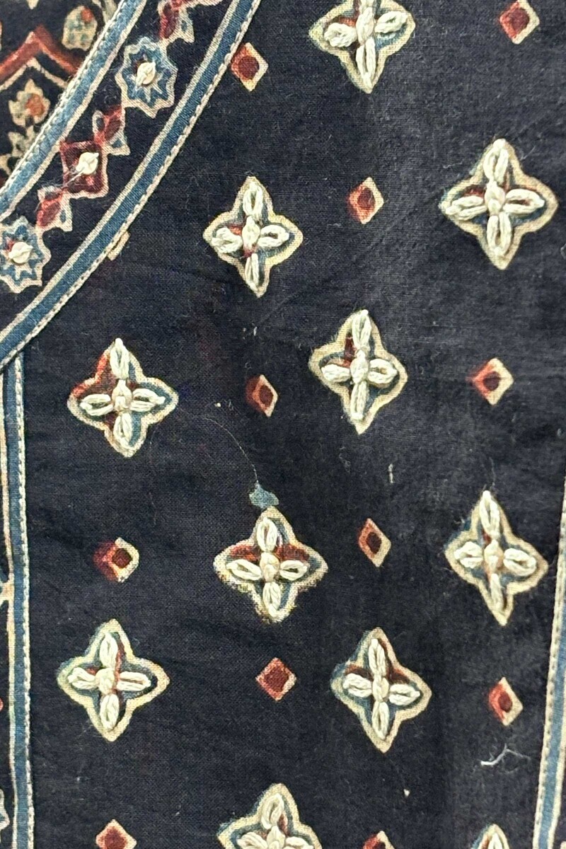 Black Hand Block-Printed for Women, Tops