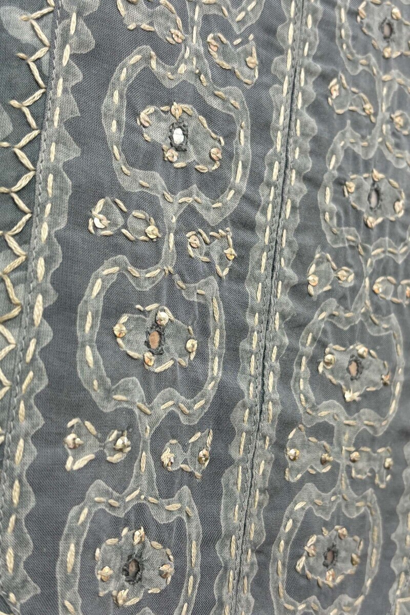 Dabu Hand Block-Printed Viscose Top