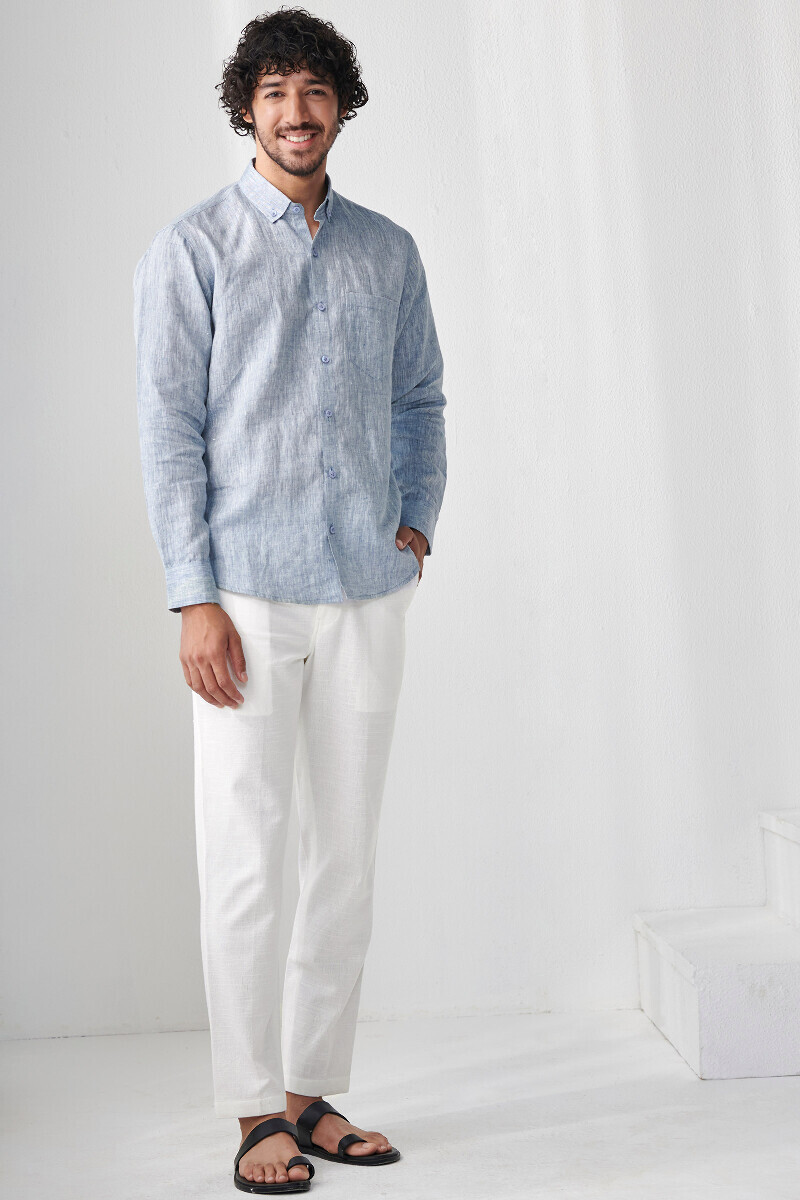 Handcrafted Pure Linen Pant
