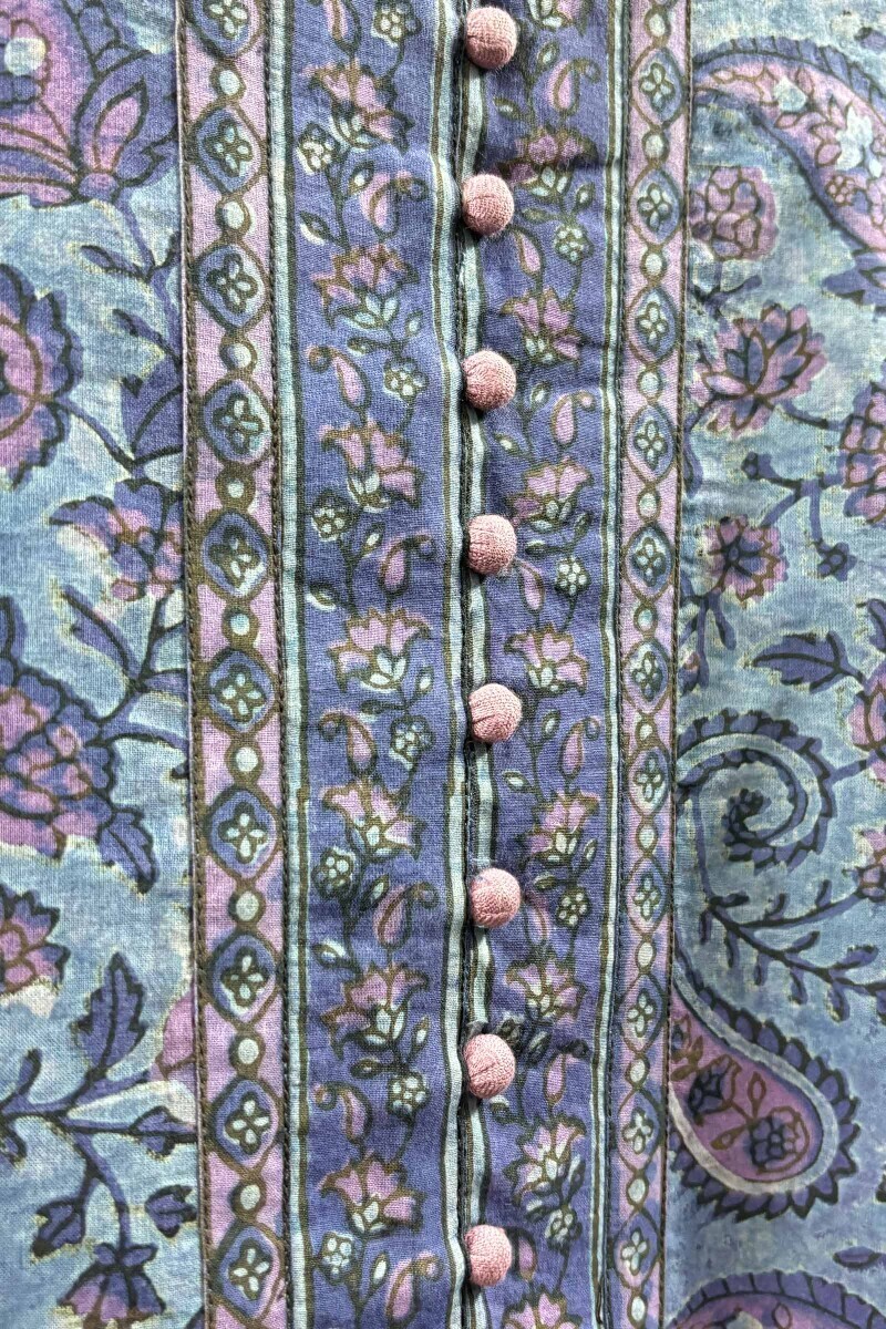 Akola Hand Block-Printed Cotton Top