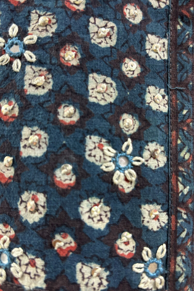 Blue Hand Block-Printed Kurta