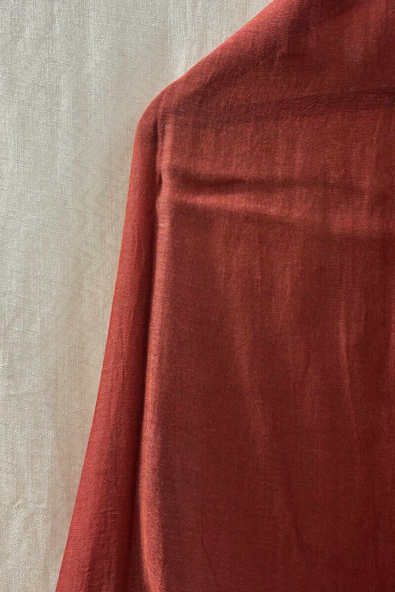 Red Handcrafted Chanderi Dupatta