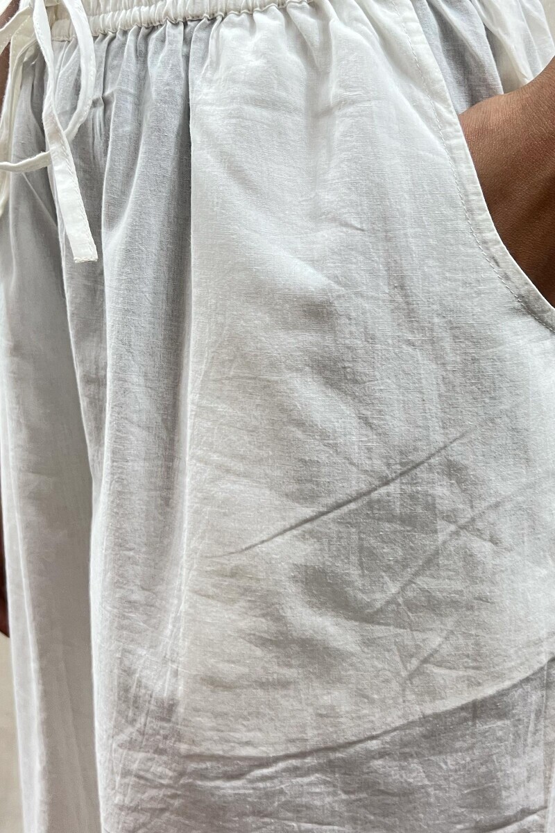 White Handcrafted Cotton Farsi