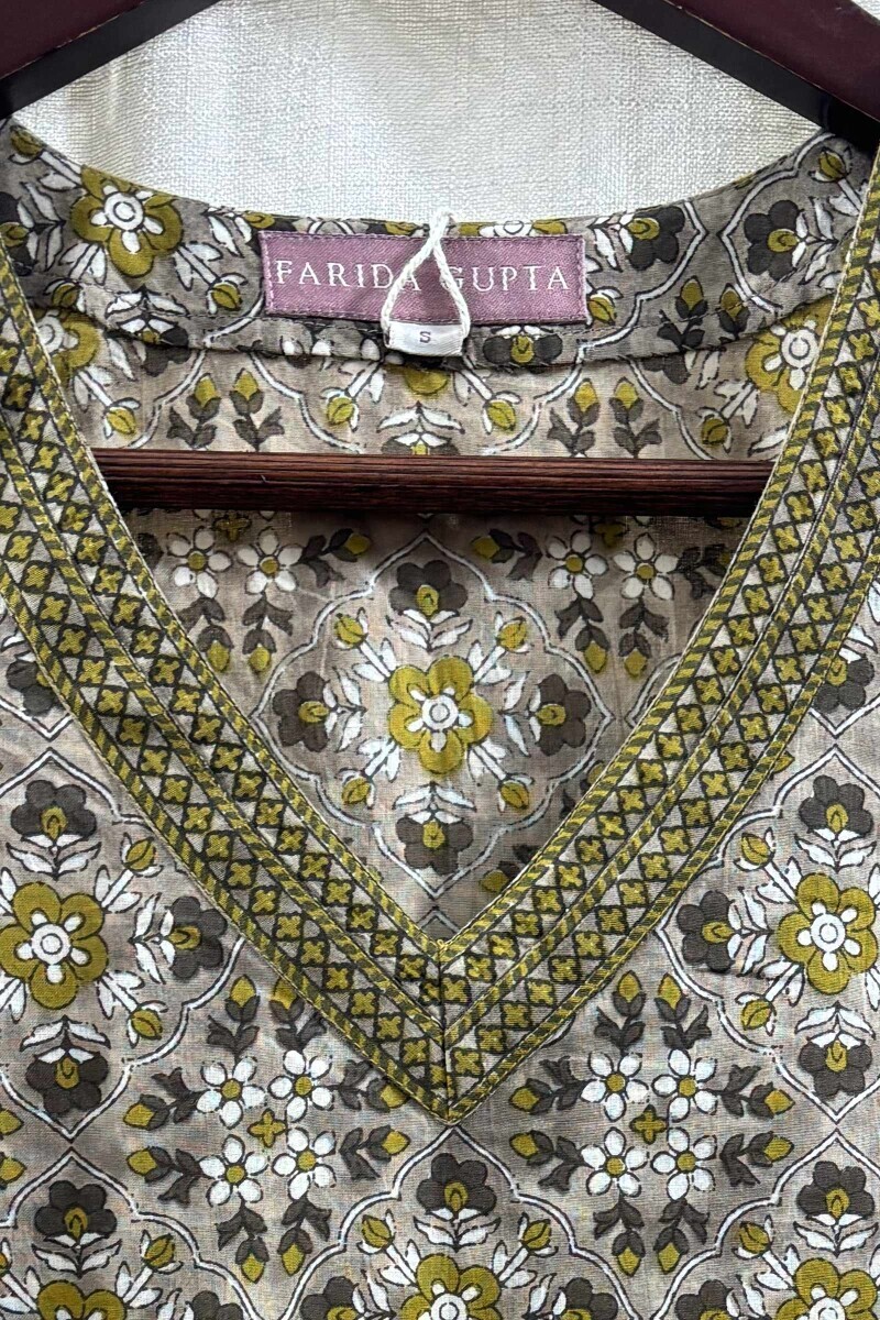 Bagru Hand Printed Cotton Top