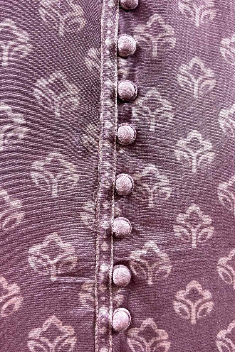 Purple Digital Kurta