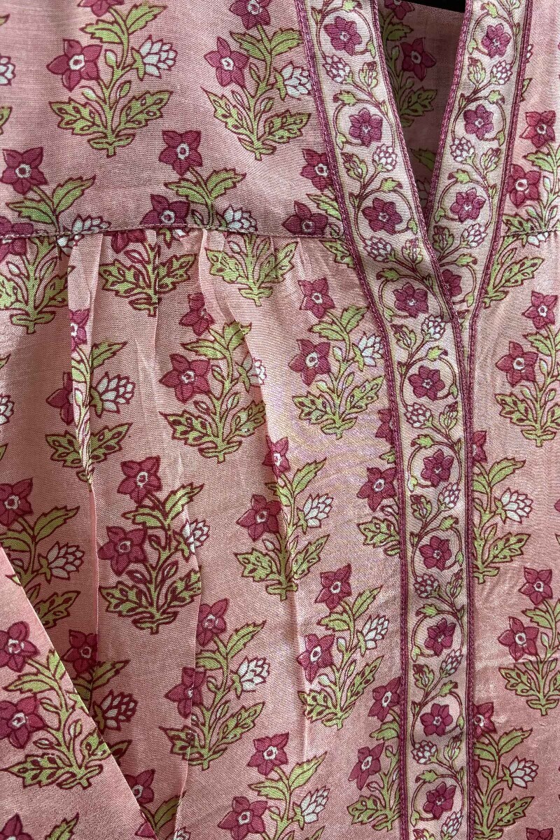 Pink Printed Top
