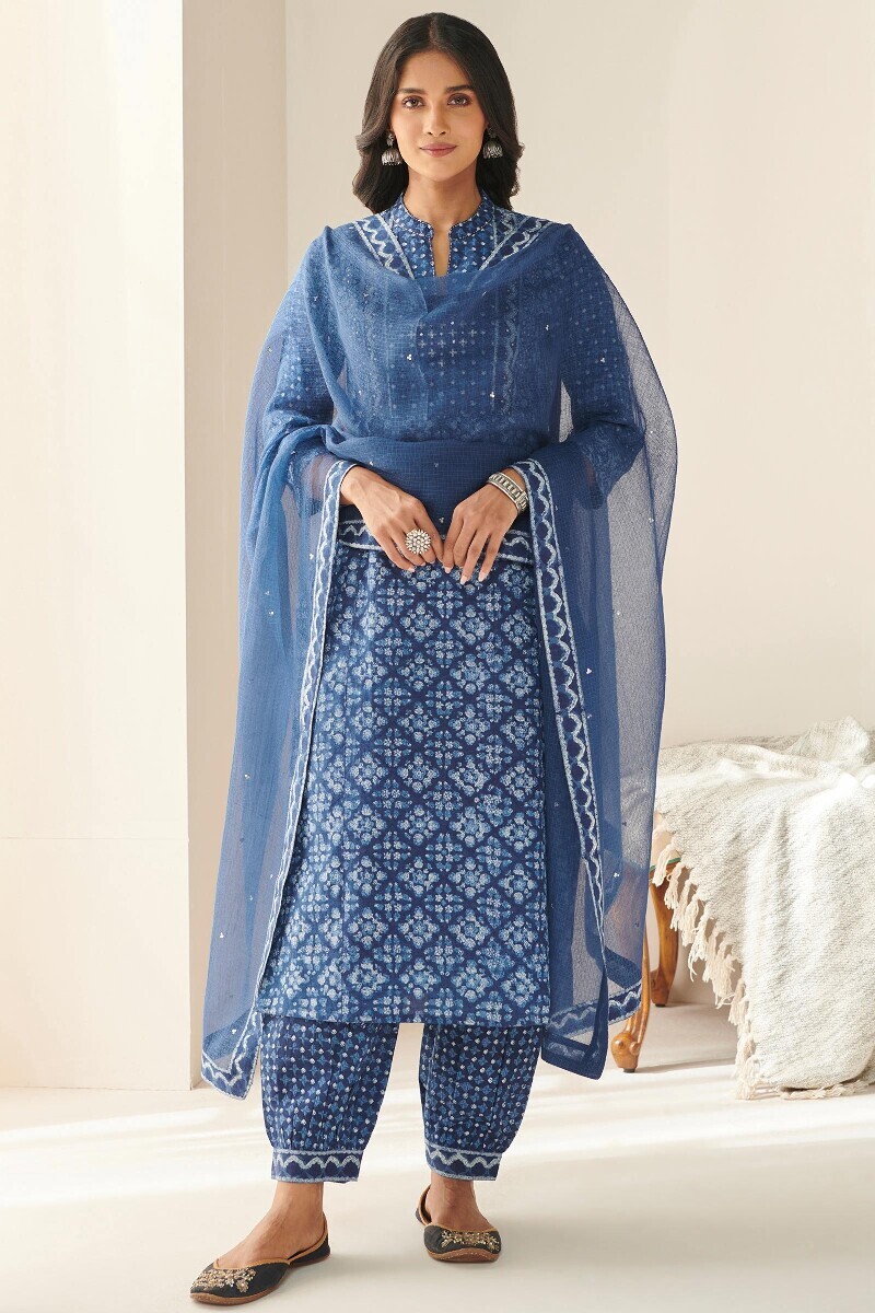 Indigo Handcrafted Kota Dupattas