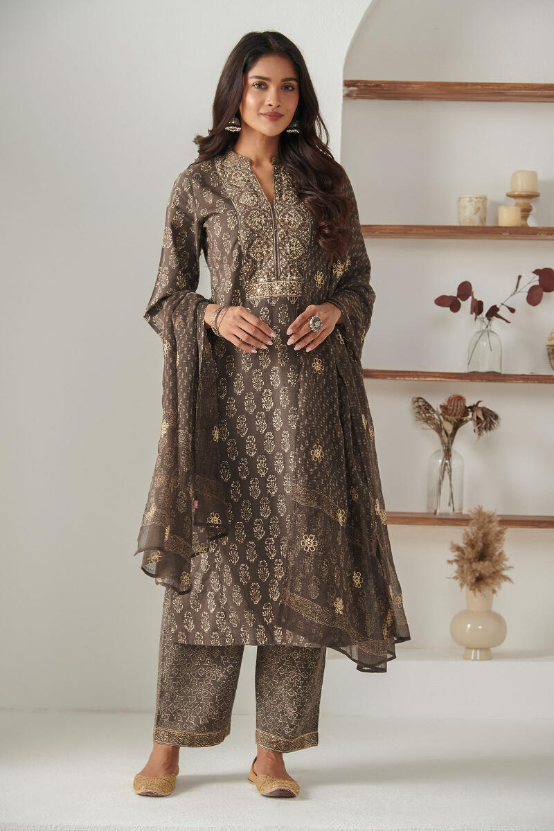 Akola Block Printed Cotton Farsi