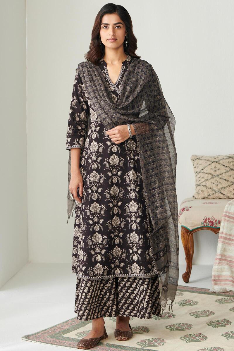 Bagru Hand Block Printed Cotton Sharara