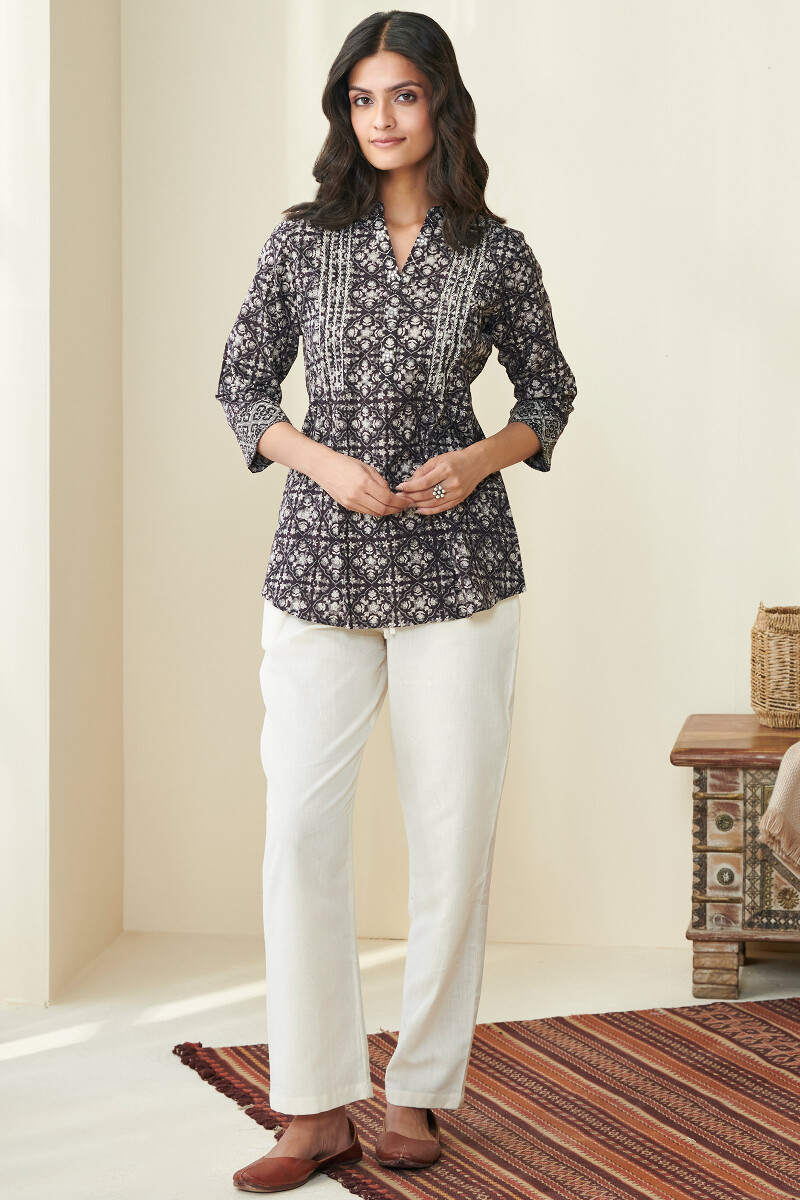 Bagru Hand Block Printed Cotton Top
