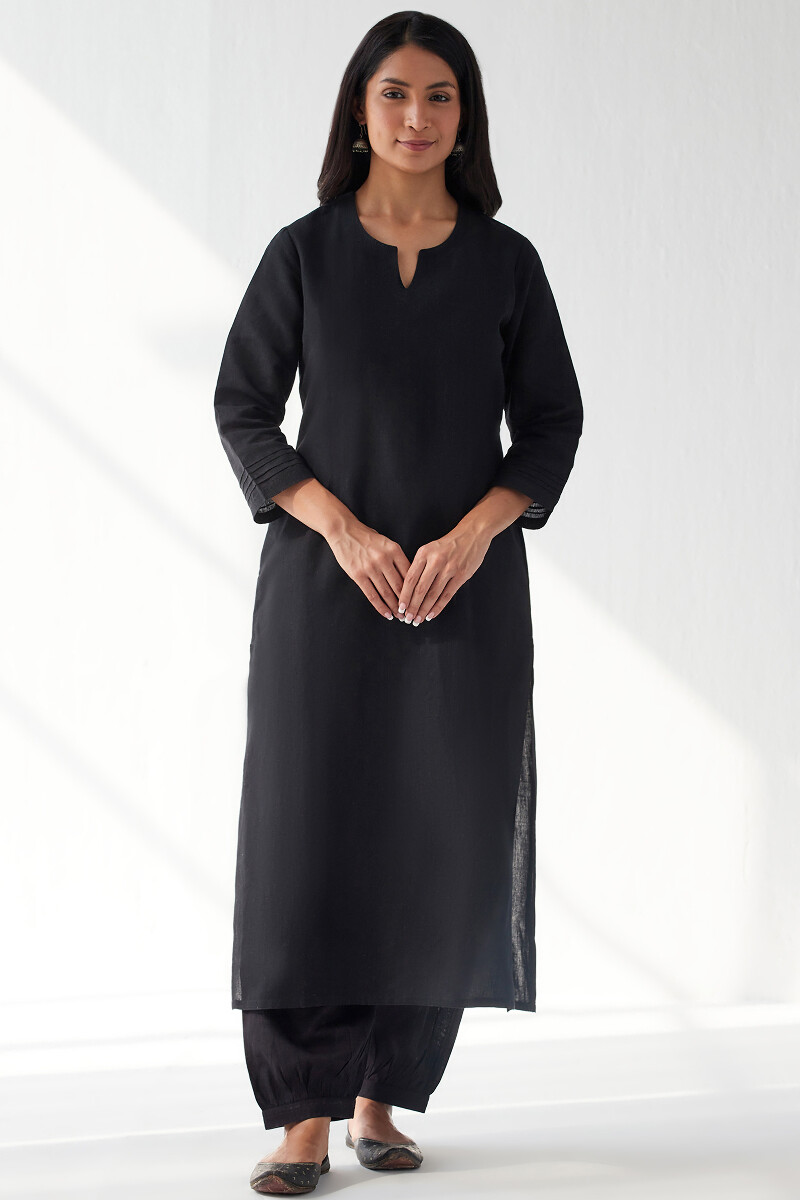 Black kurta pajama women clearance