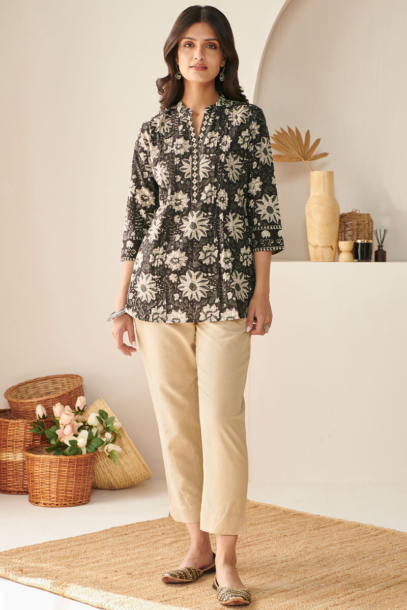 Bagru Hand Block Printed Cotton Top